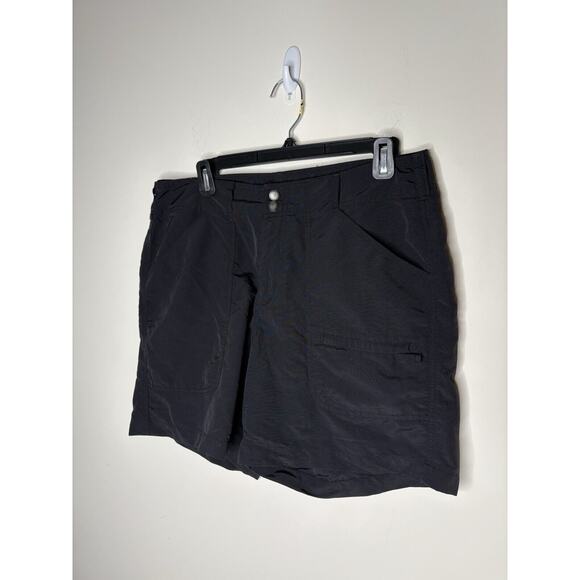 Bimini Bay Outfitters Ltd Shorts Womens Size 10 Black Nylon High Rise 6" Inseam - Picture 2 of 9